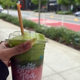 Strawberry matcha