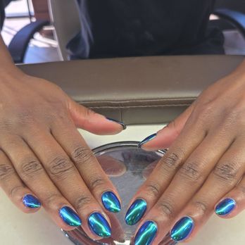 Model Nails by TNT - Chrome nails by Daisy - Nail Salons Near Me - Bessemer, Alabama