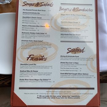 Anthony's Hearthfire Grill - Menu - lunch - New American Near Me - Olympia, Washington Anthony's Hearthfire Grill - Menu - lunch - New American Near Me - Olympia, Washington