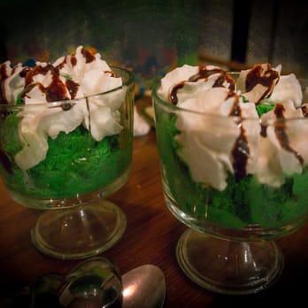 Green Tea - Green Tea Ice Cream topped with Chocolate Whipped Cream - Sushi Bars Near Me - Manhattan, Kansas