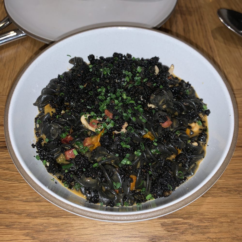 Chickadee - 9/1/21 squid ink fusilli - New American Near Me - Boston, Massachusetts