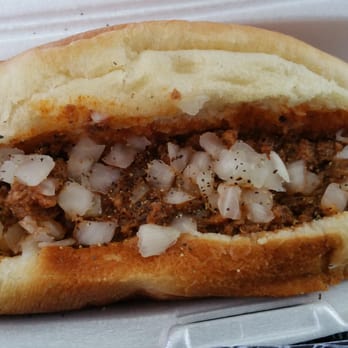 Biggie's Restaurant - a meatball sandwich with onions - Diners Near Me - Grafton, West Virginia