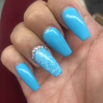 Royal Nails - Acrylic with design - Nail Salons Near Me - Modesto, California Royal Nails - Acrylic with design - Nail Salons Near Me - Modesto, California