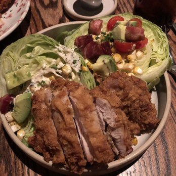 Yardbird - Iceberg wedge salad add crispy chicken - Southern Near Me - Las Vegas, Nevada Yardbird - Iceberg wedge salad add crispy chicken - Southern Near Me - Las Vegas, Nevada
