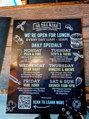 Menu photo 5 On The Kirb Katy, TX