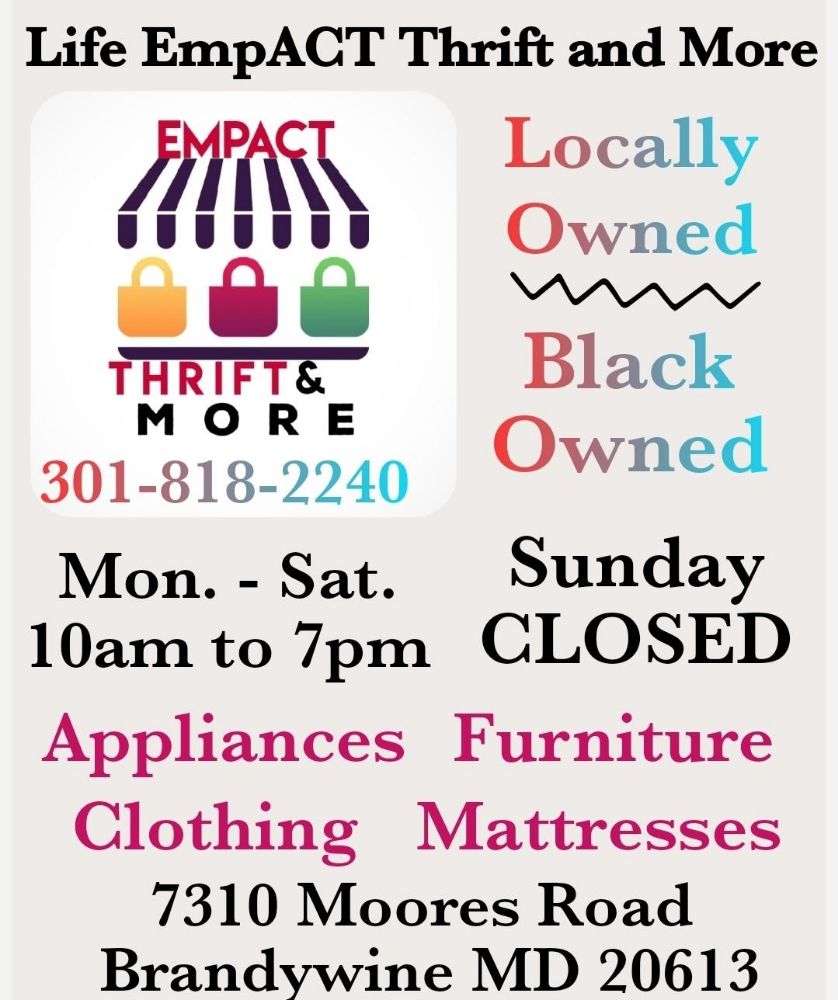 LIFE EMPACT THRIFT AND MORE Updated June 2024 7310 Moores Rd