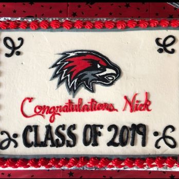 Sara's Sweets Bakery - Graduation cake, with amazing school mascot artwork. - Bakeries Near Me - Grand Rapids, Michigan Sara's Sweets Bakery - Graduation cake, with amazing school mascot artwork. - Bakeries Near Me - Grand Rapids, Michigan