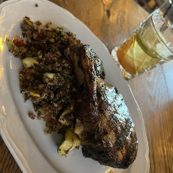 Ida Claire - Pecan Smoked Pork Chop - Southern Near Me - Addison, Texas Ida Claire - Pecan Smoked Pork Chop - Southern Near Me - Addison, Texas