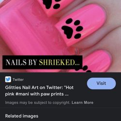 Top Nails - The design she wanted