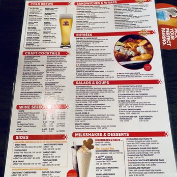 Red Robin Drink Menu