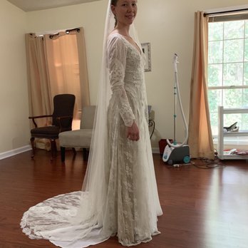 Dora Baker's Bridal Alterations - Finished dress and veil - Sewing & Alterations Near Me