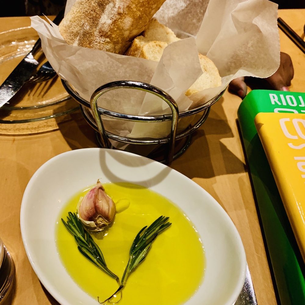 Jaleo - Complimentary bread with olive oil - Spanish Near Me - Washington, DC, District of Columbia