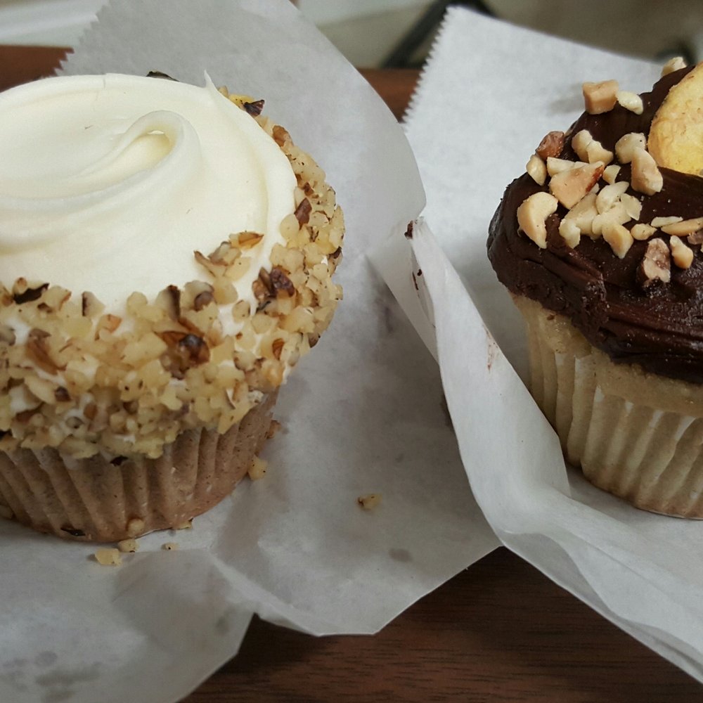 Frosted Cupcakery - Carrot/Cream Cheese and Banana/Chocolate Buttercream - Bakeries Near Me - Long Beach, California Frosted Cupcakery - Carrot/Cream Cheese and Banana/Chocolate Buttercream - Bakeries Near Me - Long Beach, California