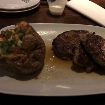 LongHorn Steakhouse - Pork Chops and Loaded Potato. - Steakhouses Near Me - Yonkers, New York LongHorn Steakhouse - Pork Chops and Loaded Potato. - Steakhouses Near Me - Yonkers, New York