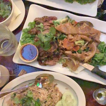 Ayada Thai - F1. Fried Fish Topped with Sweet Chili Sauce red snapper F2. Basil Fried Rice Rib Eye Steak - Thai Near Me - Elmhurst, New York Ayada Thai - F1. Fried Fish Topped with Sweet Chili Sauce red snapper F2. Basil Fried Rice Rib Eye Steak - Thai Near Me - Elmhurst, New York