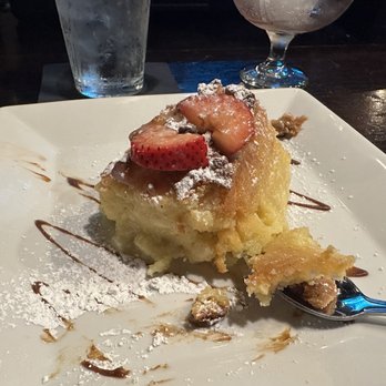 Restaurant Rebirth - White chocolate bread pudding - Cajun/Creole Near Me - New Orleans, Louisiana