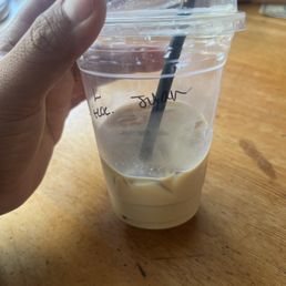 Iced coconut latte 16oz