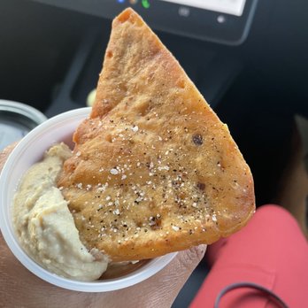 CAVA - Pita Chips with hummus - Mediterranean Near Me - Pasadena, California CAVA - Pita Chips with hummus - Mediterranean Near Me - Pasadena, California