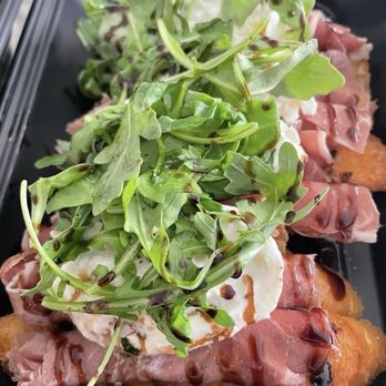 Russo's New York Pizzeria - Prosciutto & Burrata Bruschetta - Italian Near Me - Clovis, California
