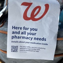 Walgreens - Prescription pickup.