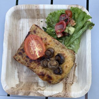 Watts Gallery - Artists' Village - Rarebit with mushrooms & tomato - Art Galleries Near Me - Guildford, SRY Watts Gallery - Artists' Village - Rarebit with mushrooms & tomato - Art Galleries Near Me - Guildford, SRY