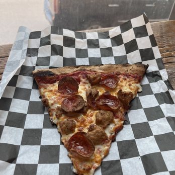 Big River Pizza - Wow crazy good pizza. Hey Bar Stool Dave where you at to rate it. One bite everybody knows the rules. 9.6. - Pizza Near Me - Saint Paul, Minnesota