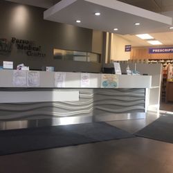 Parsons Medical Centre - Check in desk & pharmacy counter