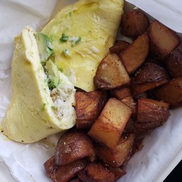Crab and Avocado Omelette