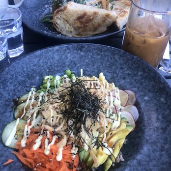 ZCREW Cafe - Tofu bowl and scotch eggs - Cafes Near Me - Calgary, Alberta
