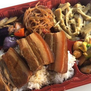 Bento Express - Braised Pork Belly Bento - Absolutely insane - Taiwanese Near Me - Sunnyvale, California