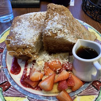 Miss Shirley's Cafe, Inner Harbor - Coconut Cream Stuffed French Toast - Breakfast & Brunch Near Me - Baltimore, Maryland