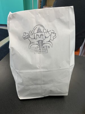 Black Napkin by null