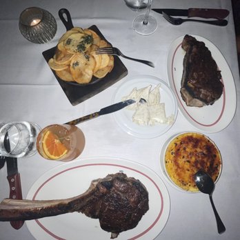 Quality Meats - Truffle butter, Aged Bone - in Sirloin, Pan Roasted Crispy Potatoes, Dry Aged tomahawk - Steakhouses Near Me - New York, New York Quality Meats - Truffle butter, Aged Bone - in Sirloin, Pan Roasted Crispy Potatoes, Dry Aged tomahawk - Steakhouses Near Me - New York, New York