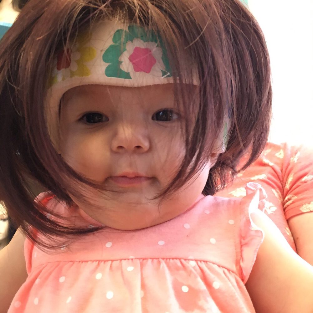 Lori's Lemonade Stand - My baby had a little fun while we were there too! Lori is so kind she didn't even mind :) - Wigs Near Me - Rancho Cucamonga, California