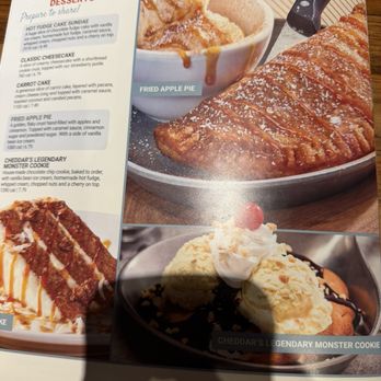 Cheddar's Scratch Kitchen - Menu as of 07/2026 - American Near Me - Springfield, Missouri