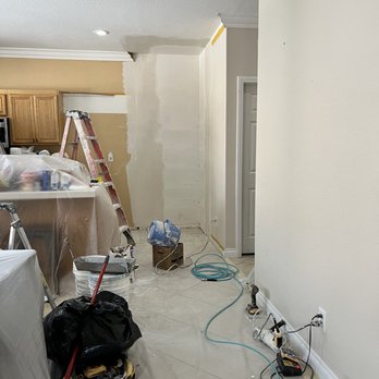 Twins Solutions - Still drying but almost done. They did some nice even textures. - Drywall Installation & Repair Near Me - Las Vegas, Nevada Twins Solutions - Still drying but almost done. They did some nice even textures. - Drywall Installation & Repair Near Me - Las Vegas, Nevada