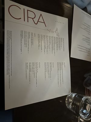 Menu photo 3 Cira Chicago, IL