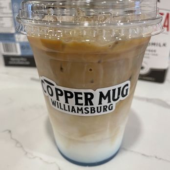 Copper Mug Coffee - Iced Lavender Latte - Coffee & Tea Near Me - Brooklyn, New York