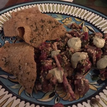 Odd Duck - Antelope tartare - gamey but different - American Near Me - Austin, Texas Odd Duck - Antelope tartare - gamey but different - American Near Me - Austin, Texas