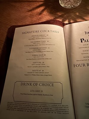 Menu photo 1 Palmer & Co Sydney, NSW