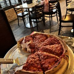 Mama Luna's Restaurant & Pizzeria - Stuffed onion mushroom and sausage pizza made to perfection