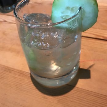 Wokcano - Partially gone Jaded One - delicious, light vodka and St Germaine with a little cucumber and lemon tonic. - Chinese Near Me - Valencia, California