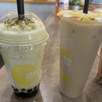 Landmark Tea - pistachio shake and milk tea - Tea Rooms Near Me - Las Vegas, Nevada