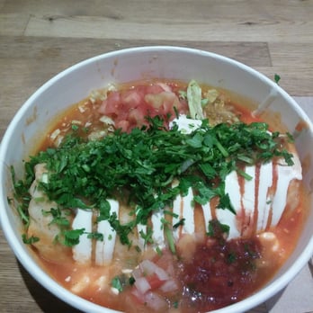 District Taco - I added my own topping and heat. Veggie burrito mojado withfree guacamole - Mexican Near Me - Washington, DC, District of Columbia