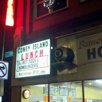 Coney Island Lunch - Outside the famous Johnstown PA Coney! - Hot Dogs Near Me - Johnstown, Pennsylvania