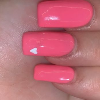 JM Nail Studio - right after i got them done. Don't get me wrong they are cute but not worth it. The texture is so lumpy. - Nail Salons Near Me - Clayton, California