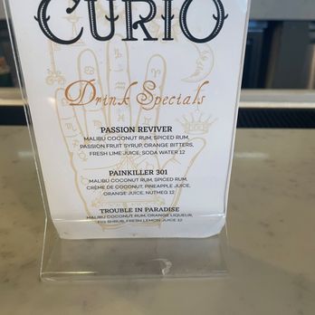 Curio Bistro - Drink specials. - Cajun/Creole Near Me - New Orleans, Louisiana Curio Bistro - Drink specials. - Cajun/Creole Near Me - New Orleans, Louisiana