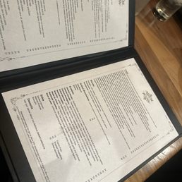 Menu 2025