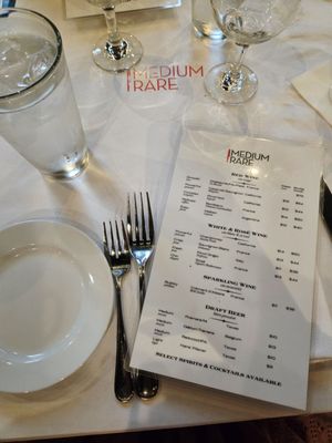 Menu photo 2 Medium Rare Houston, TX Menu photo 2 Medium Rare Houston, TX