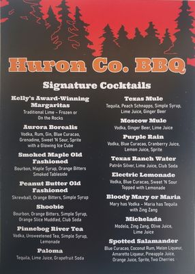 Menu photo 7 Huron Co BBQ Pigeon, MI